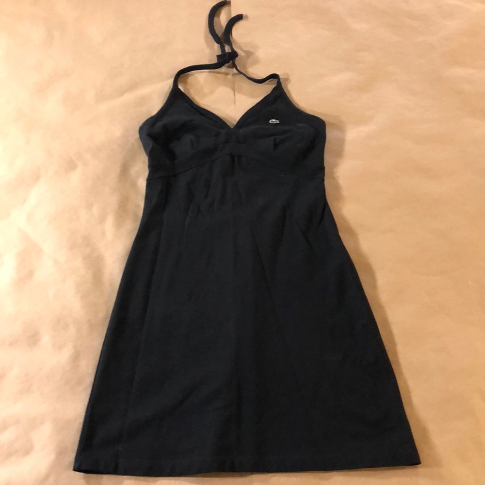 Lacoste Black Halter Dress